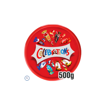 Celebrations Chocolates Tub 500g – Assorted Milk Chocolates – Buy Online UK
